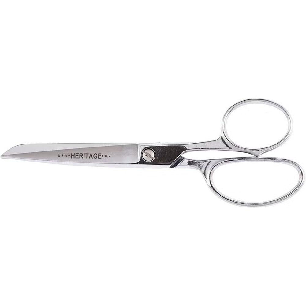 Heritage Cutlery 107 Scissors & Shears 7" OAL, 3" LOC, Stainless Steel Blades