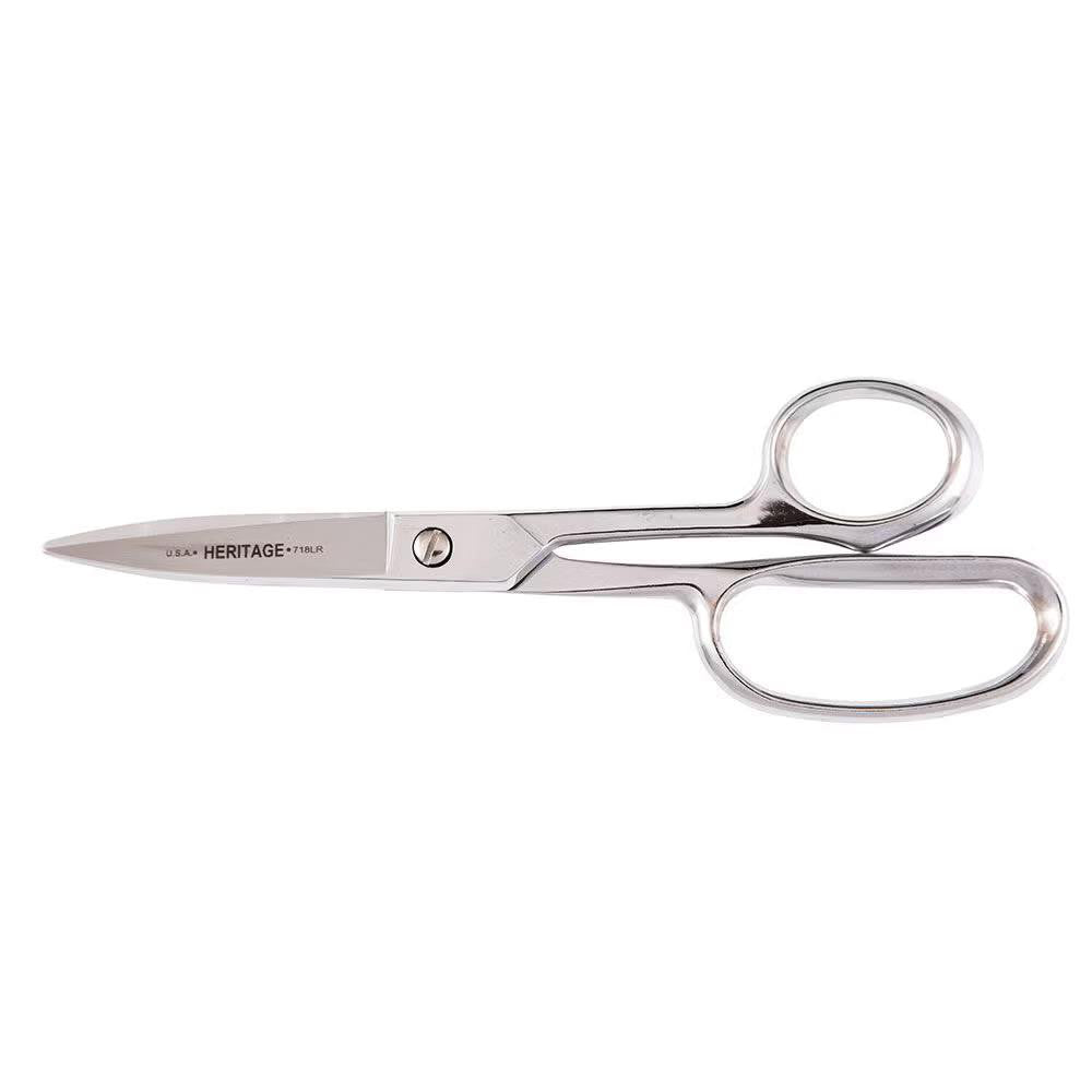 Heritage Cutlery 718LR Shears 9" OAL, 3" LOC, Carbon Steel Blades