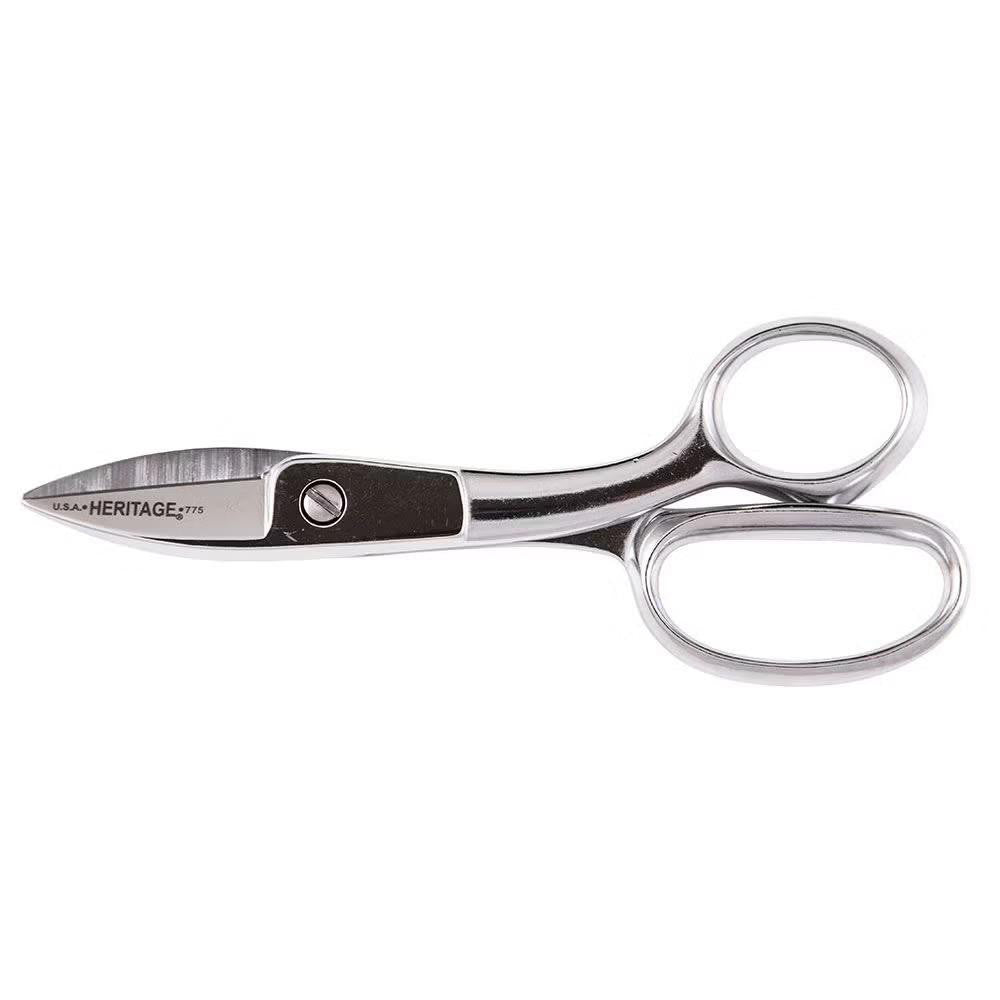 Heritage Cutlery 775 Shears 8" OAL, 2" LOC, Chrome-Plated Blades