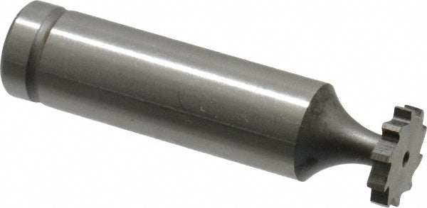 MOON CUTTERS CO. CKY375 Woodruff Keyseat Cutter 0.5" Cut Dia, 0.0938" Cut Width, 1/2" Shank Dia, Straight Tooth