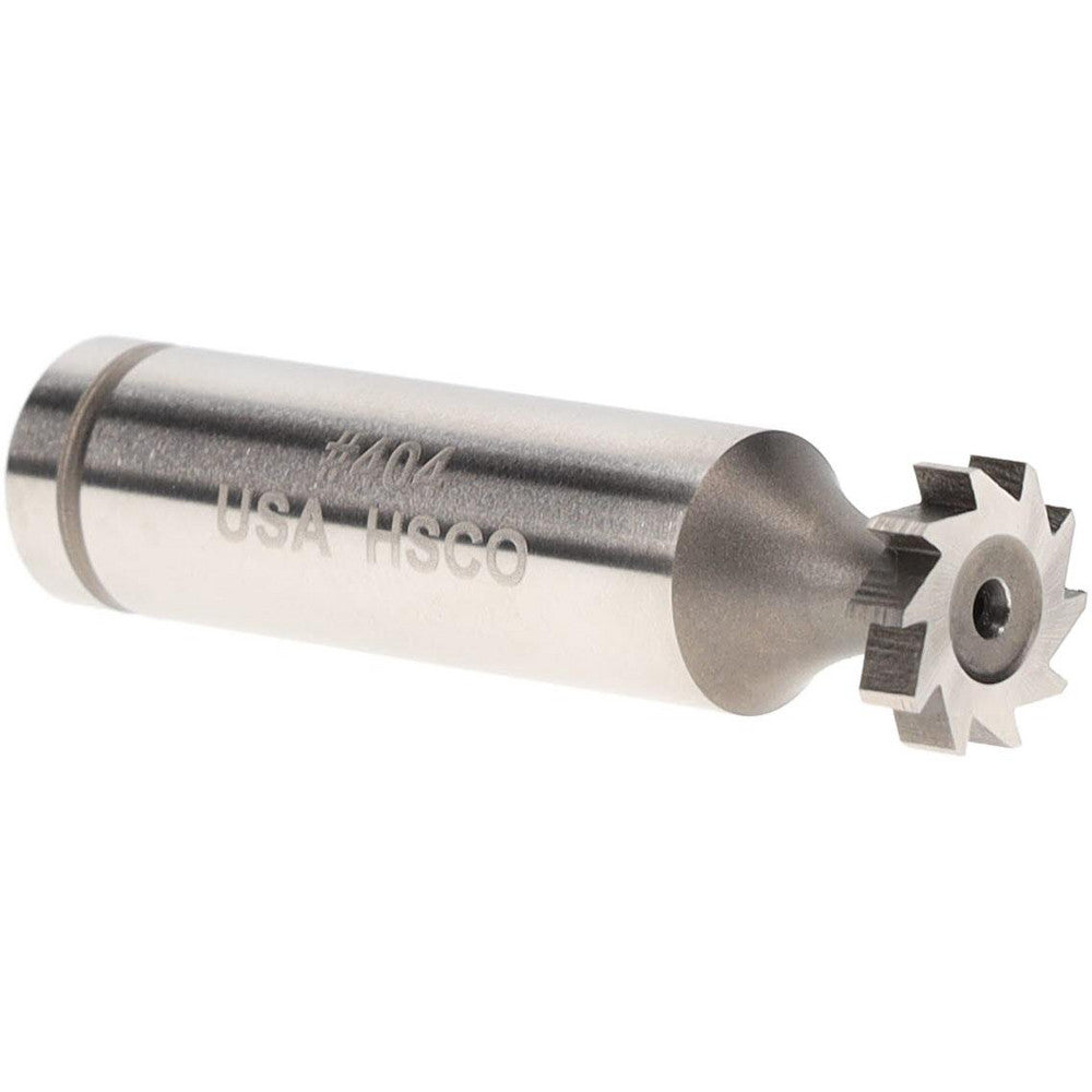 MOON CUTTERS CO. CKY425 Woodruff Keyseat Cutter 0.5" Cut Dia, 0.125" Cut Width, 1/2" Shank Dia, Straight Tooth
