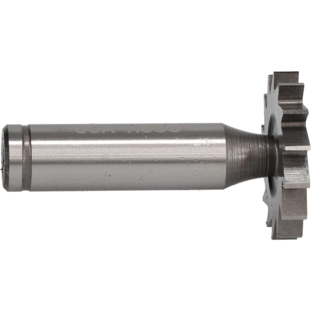 MOON CUTTERS CO. CKY925 Woodruff Keyseat Cutter 1-1/4" Cut Dia, 3/16" Cut Width, 1/2" Shank Dia, Straight Tooth