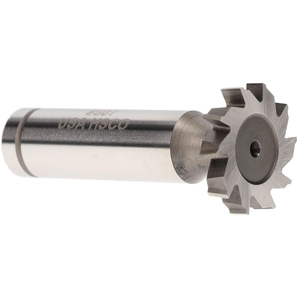 MOON CUTTERS CO. CSTKY625 Woodruff Keyseat Cutter 0.875" Cut Dia, 0.1563" Cut Width, 1/2" Shank Dia, Staggered Tooth