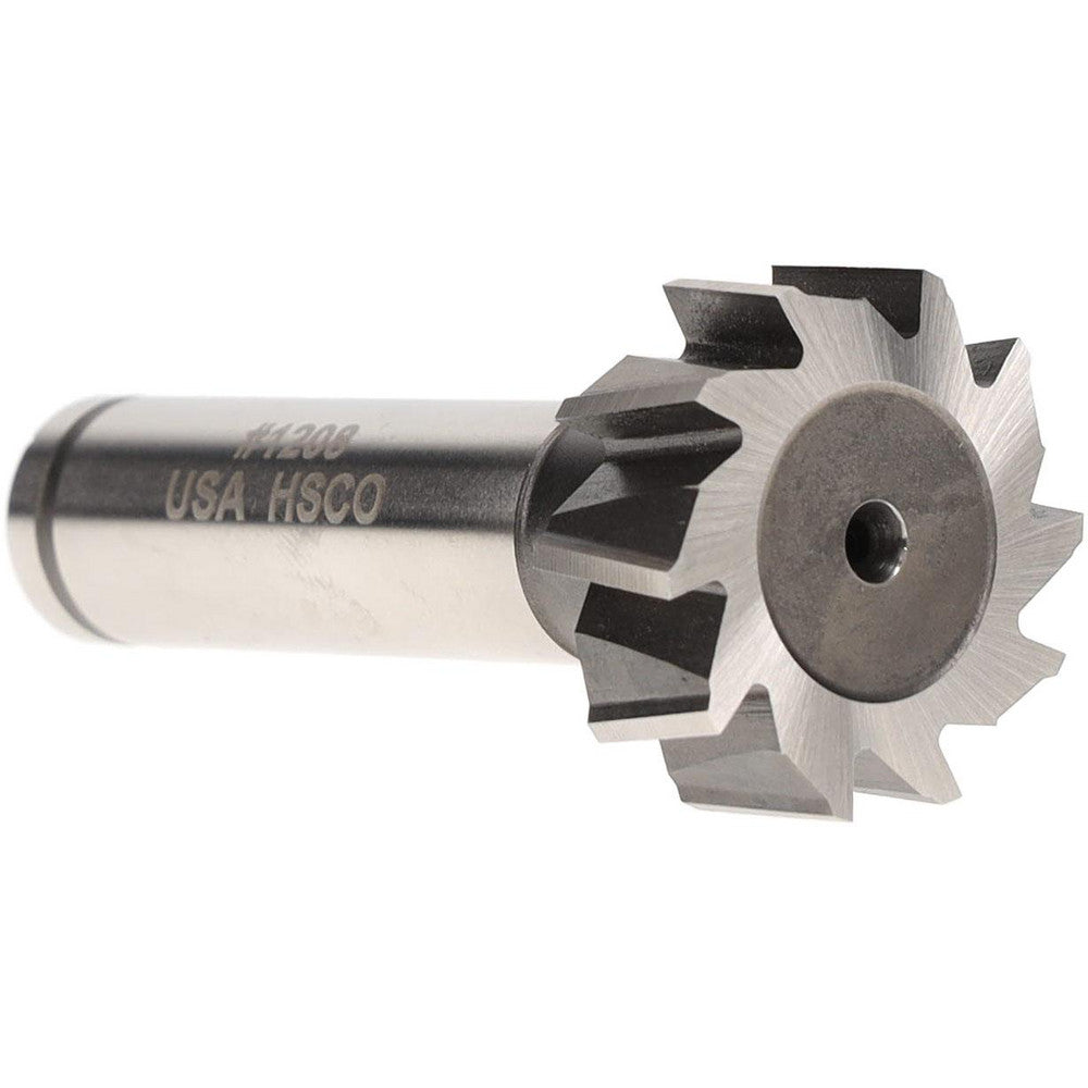 Moon Cutters Co. CSTKY775 Woodruff Keyseat Cutter 1" Cut Dia, 0.375" Cut Width, 1/2" Shank Dia, Staggered Tooth