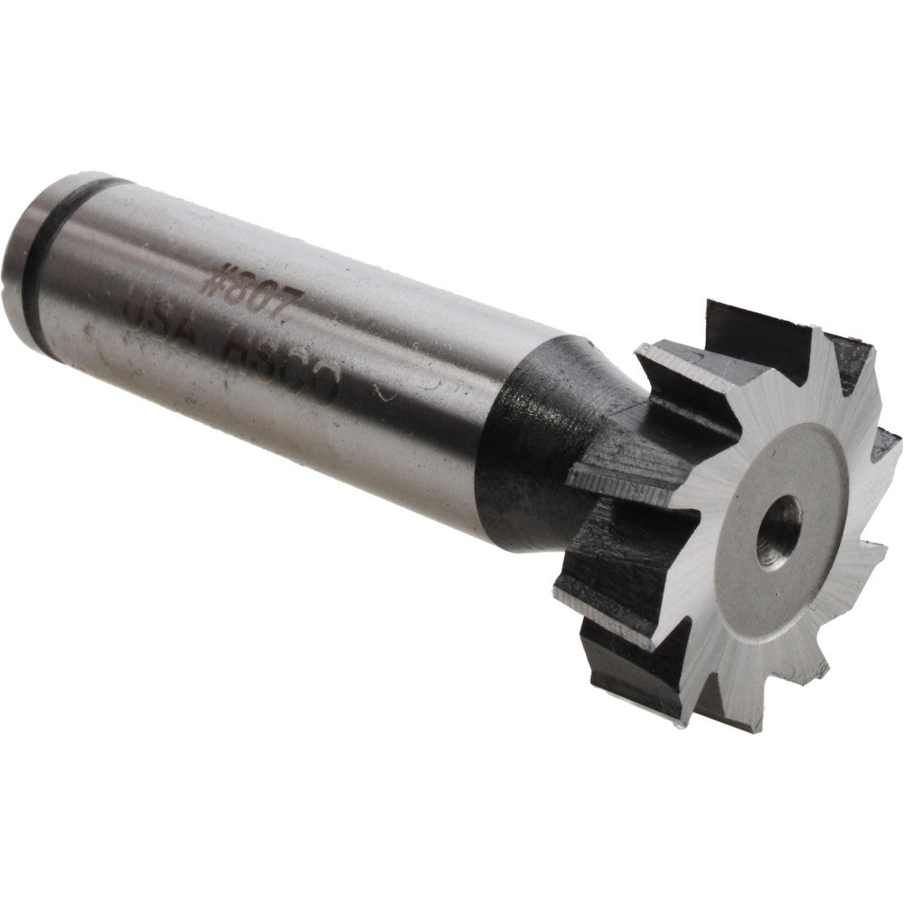 MOON CUTTERS CO. CSTKY825 Woodruff Keyseat Cutter 0.875" Cut Dia, 0.25" Cut Width, 1/2" Shank Dia, Staggered Tooth