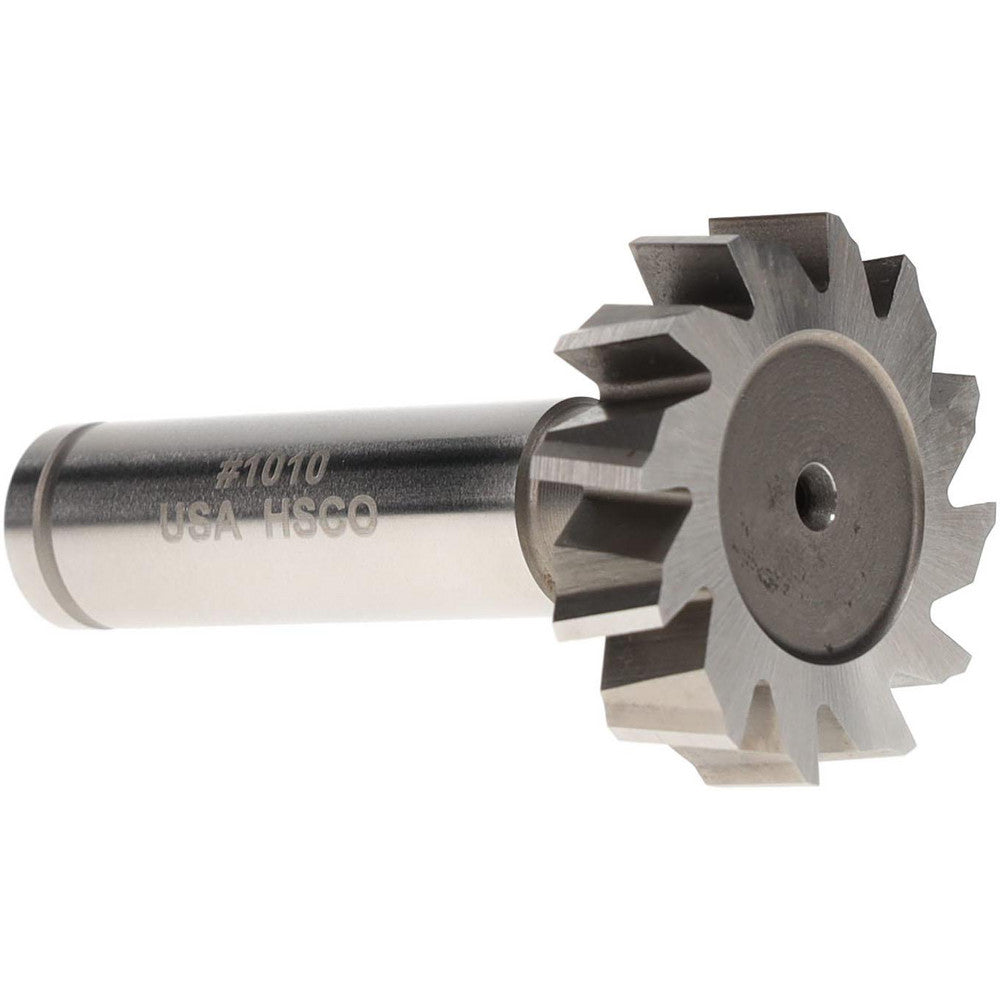 MOON CUTTERS CO. CSTKY1080 Woodruff Keyseat Cutter 1.25" Cut Dia, 0.3125" Cut Width, 1/2" Shank Dia, Staggered Tooth