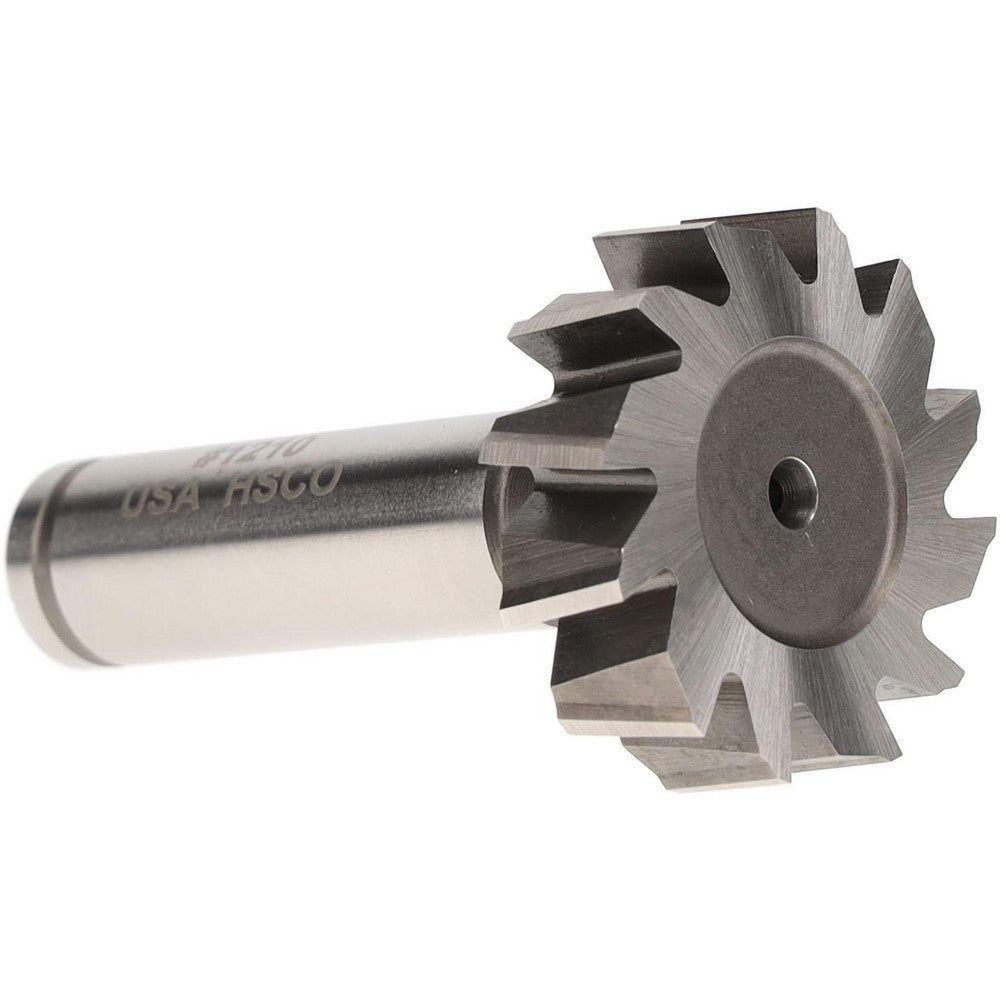 MOON CUTTERS CO. CSTKY1150 Woodruff Keyseat Cutter 1.25" Cut Dia, 0.375" Cut Width, 1/2" Shank Dia, Staggered Tooth