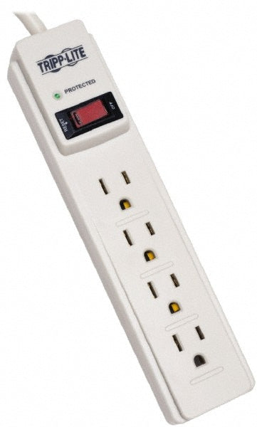Tripp-Lite TLP404 4 Outlets, 120 VAC15 Amps, 4' Cord, Power Outlet Strip