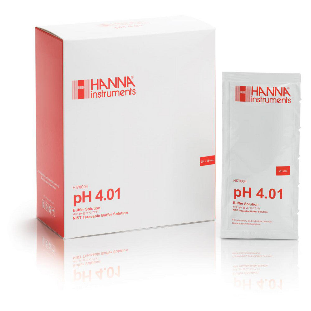 Hanna Instruments HI70004P 4.01% pH Range Buffer Pouch