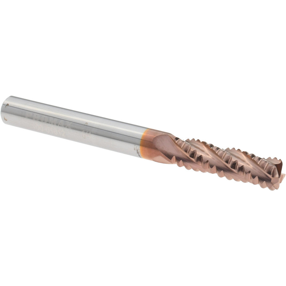 ProMax 100-01612 Roughing End Mill 1/4" Dia, 4 Flutes, Single End