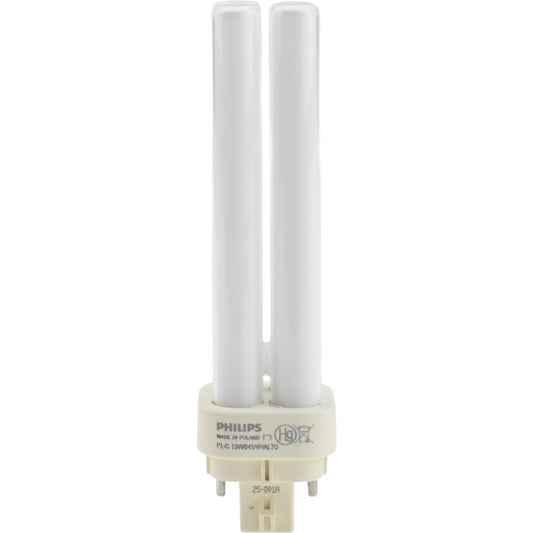 Philips 383281 Commercial & Industrial  Fluorescent Lamp 13 W, PLC, 4-Pin
