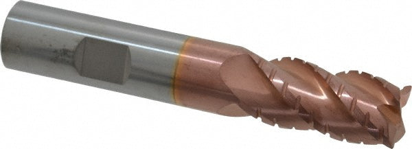 ProMax 120-04012 Roughing & Finishing End Mill 5/8" Dia, 4 Flutes, 0.03" Corner Radius, Corner Radius End, Solid Carbide