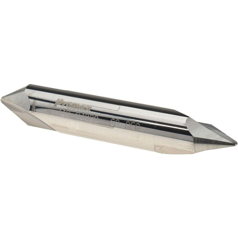 ProMax 132-03220 Chamfer Mill 1/2" Dia, 2 Flutes, Solid Carbide