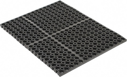 PRO-SAFE 39171092018X24 Anti-Fatigue Mat 2' Long, 18" Long, 7/8 Thick, CFR Rubber, Straight Edges, Heavy-Duty