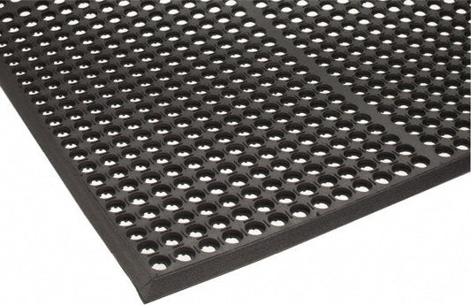PRO-SAFE 3937809203X5 Anti-Fatigue Mat 5' Long, 3' Wide, 1/2 Thick, Natural Rubber, Heavy-Duty