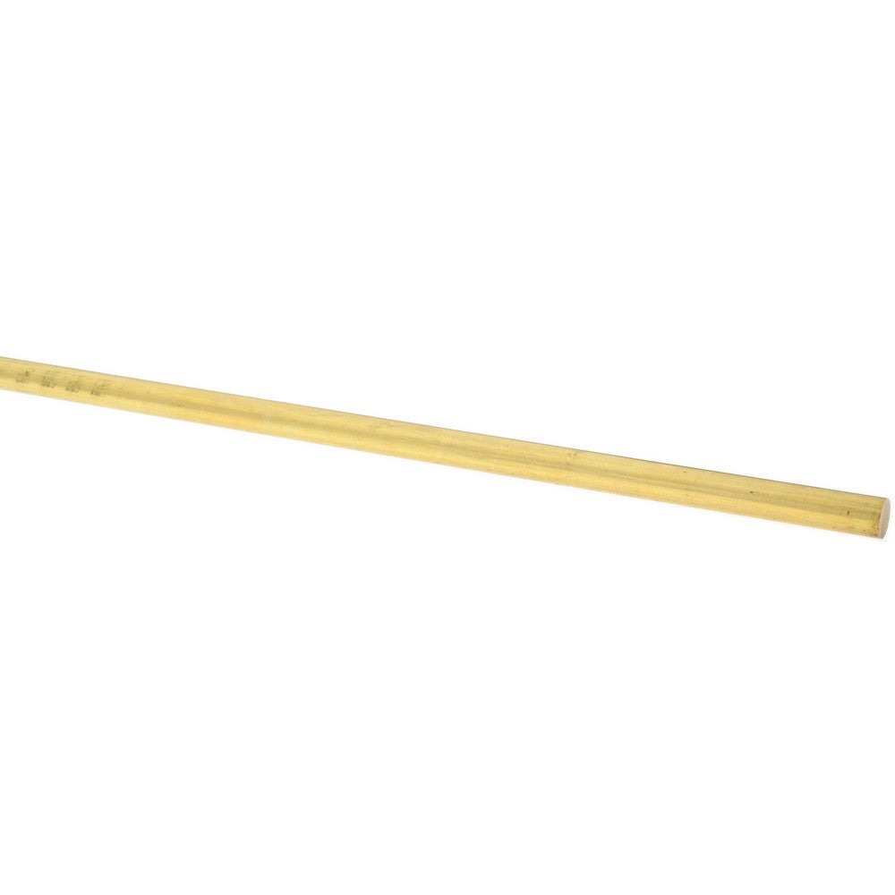 Value Collection CURD001163 Brass Round Rod 9/16" Dia, 36" Long, Alloy 360