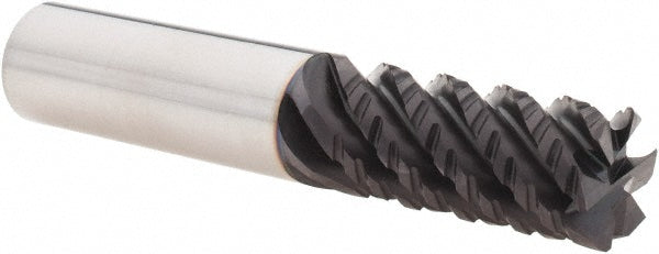 Guhring 9030980158700 Roughing End Mill 5/8" Dia, 6 Flute, Single End, Solid Carbide