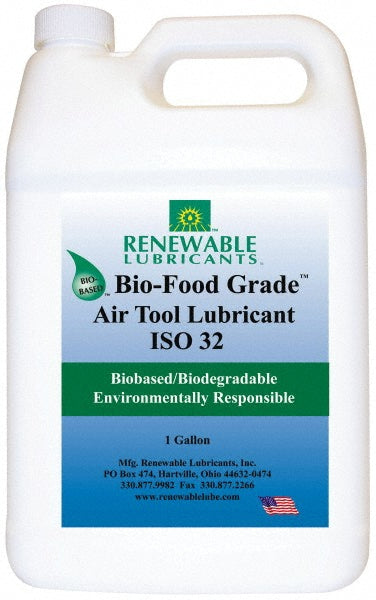 Renewable Lubricants 87463 1 Gal Bottle, ISO 32, Air Tool Oil