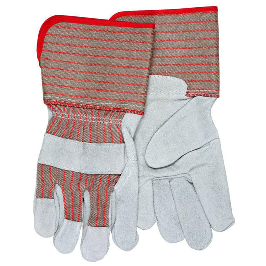 MCR Safety 1210S Work Gloves Memphis® 1210, Size Large, Cowhide Leather Lined, Cowhide Leather, General Purpose