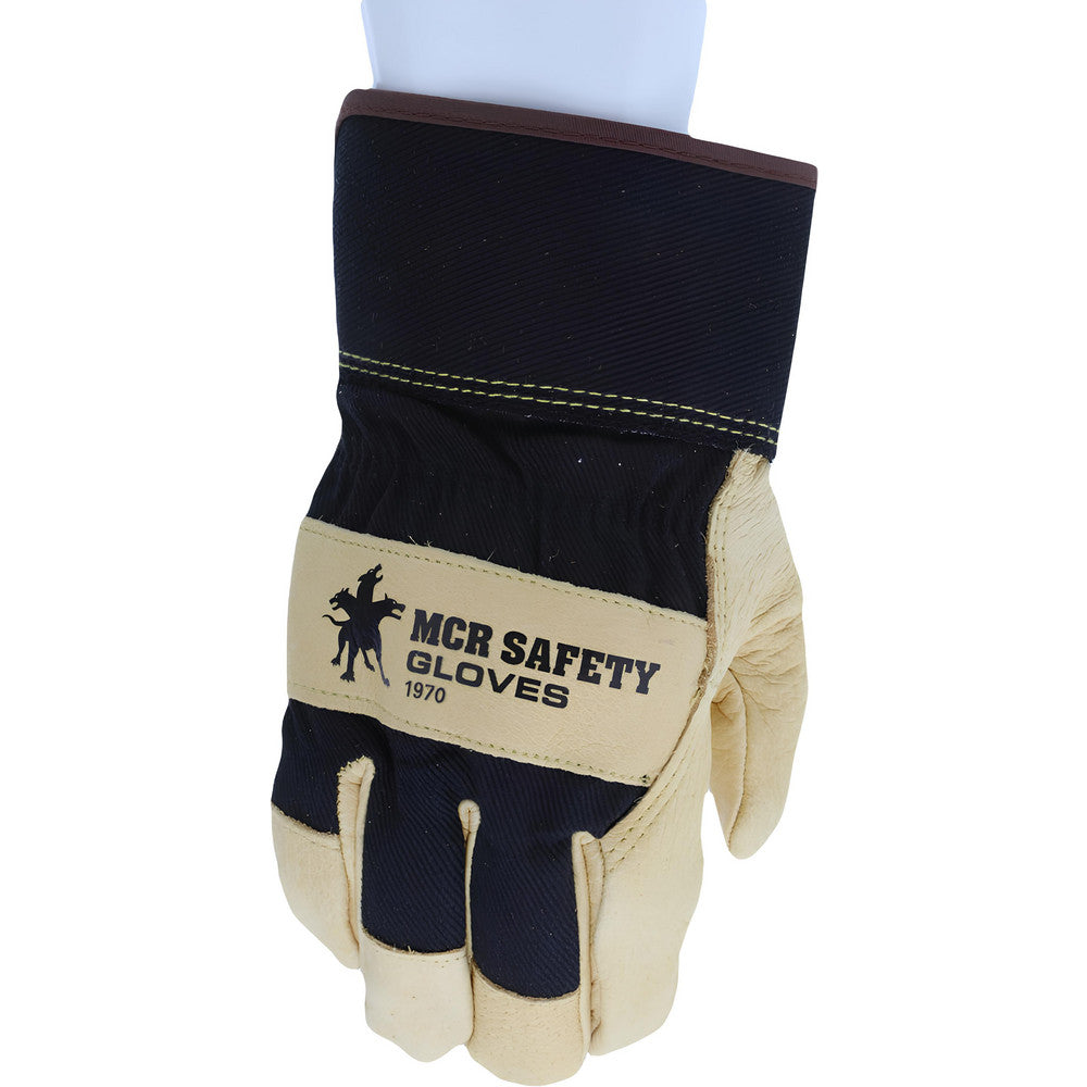 MCR Safety 1970XL Work Gloves Memphis® 1970, Size X-Large, Pigskin Leather Lined, Pigskin Leather, General Purpose