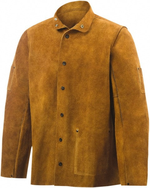 Steiner 9215-3X Welding Jacket Size 3X-Large, Cowhide, Snaps Closure