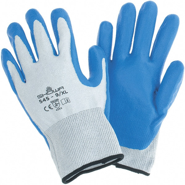 SHOWA 545XL-09 Cut-Resistant Gloves Size XL, ANSI Cut A2, HPPE