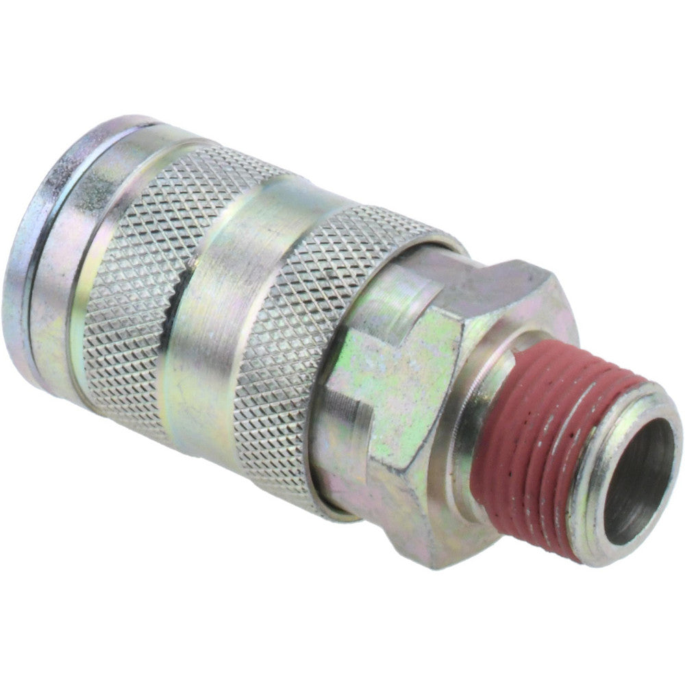 Value Collection 2313783711 Pneumatic Hose Coupling 3/8" Thread, 3/8" Body Dia, Industrial Interchange