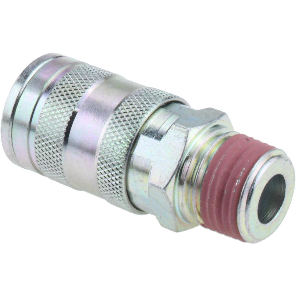 Value Collection 2313785021 Pneumatic Hose Coupling 1/2" Thread, 3/8" Body Dia, Industrial Interchange