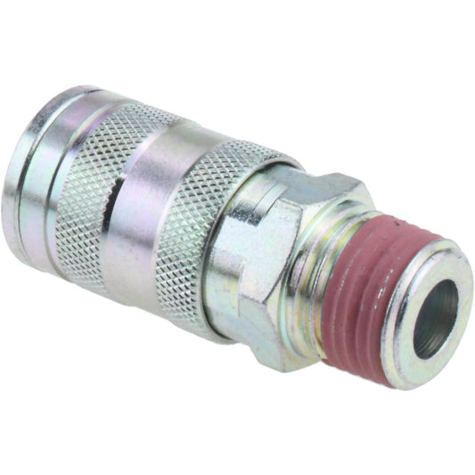 Value Collection 2313785021 Pneumatic Hose Coupling 1/2" Thread, 3/8" Body Dia, Industrial Interchange