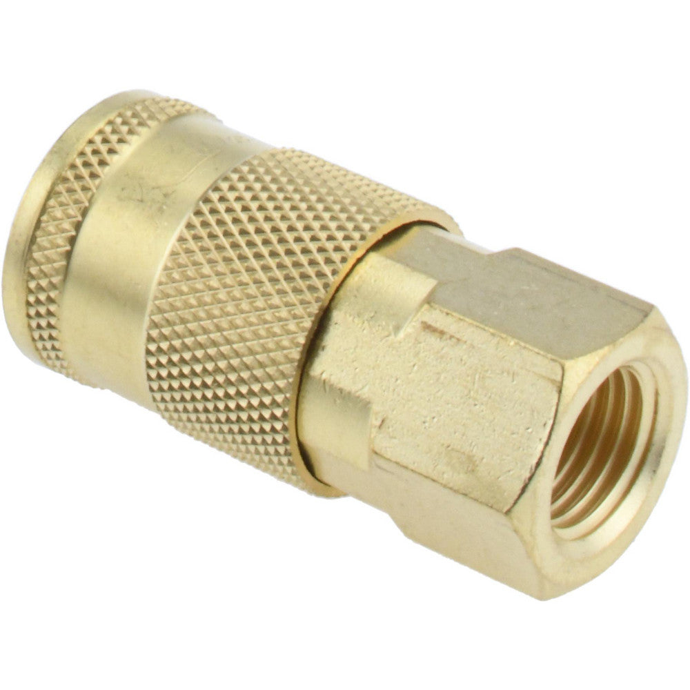 Value Collection 2332572521 Pneumatic Hose Coupling 1/4" Thread, 1/4" Body Dia, Tru-Flate Automotive Interchange