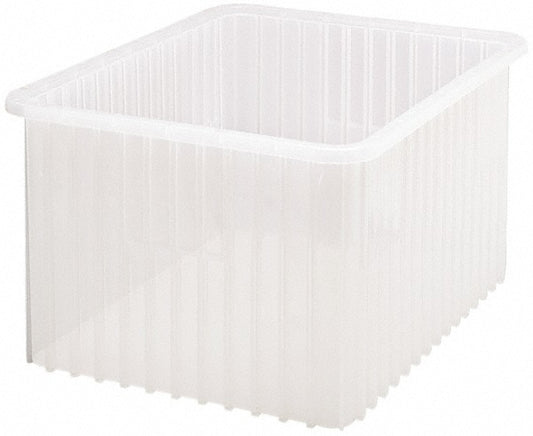 Quantum Storage DG93120CL Polypropylene Dividable Storage Tote