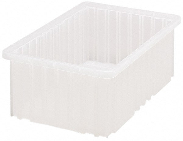 Quantum Storage DG92060CL Polypropylene Dividable Storage Tote