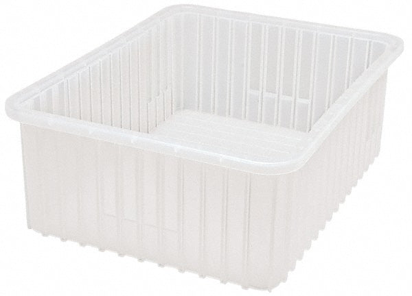 Quantum Storage DG93080CL Polypropylene Dividable Storage Tote
