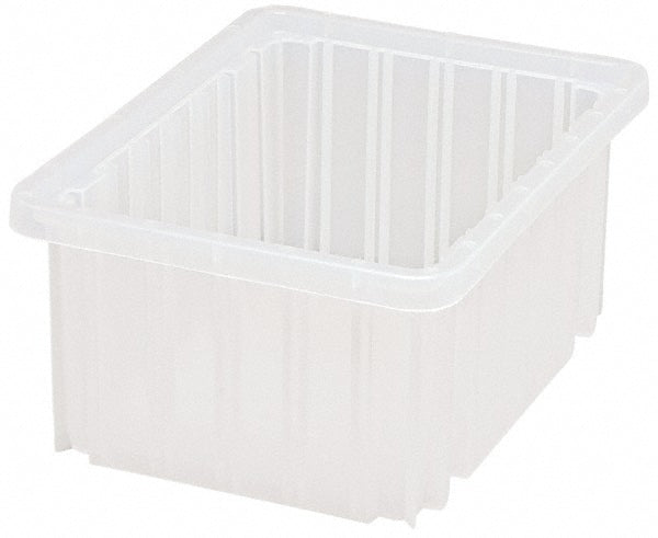 Quantum Storage DG91050CL Polypropylene Dividable Storage Tote