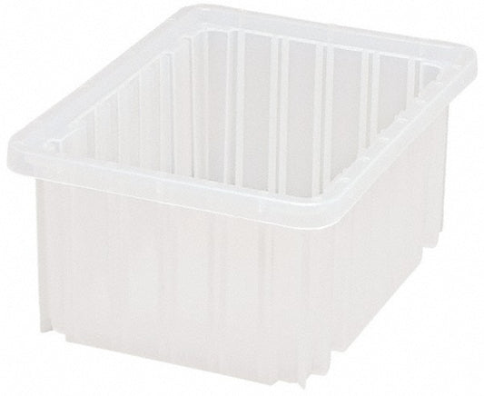 Quantum Storage DG91050CL Polypropylene Dividable Storage Tote