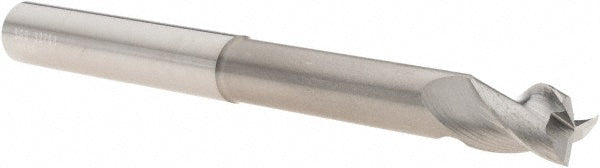 Kyocera SGS Precision Tools 32708 Square End Mill 3/8" Dia, 1/2" LOC, 3 Flute, Solid Carbide