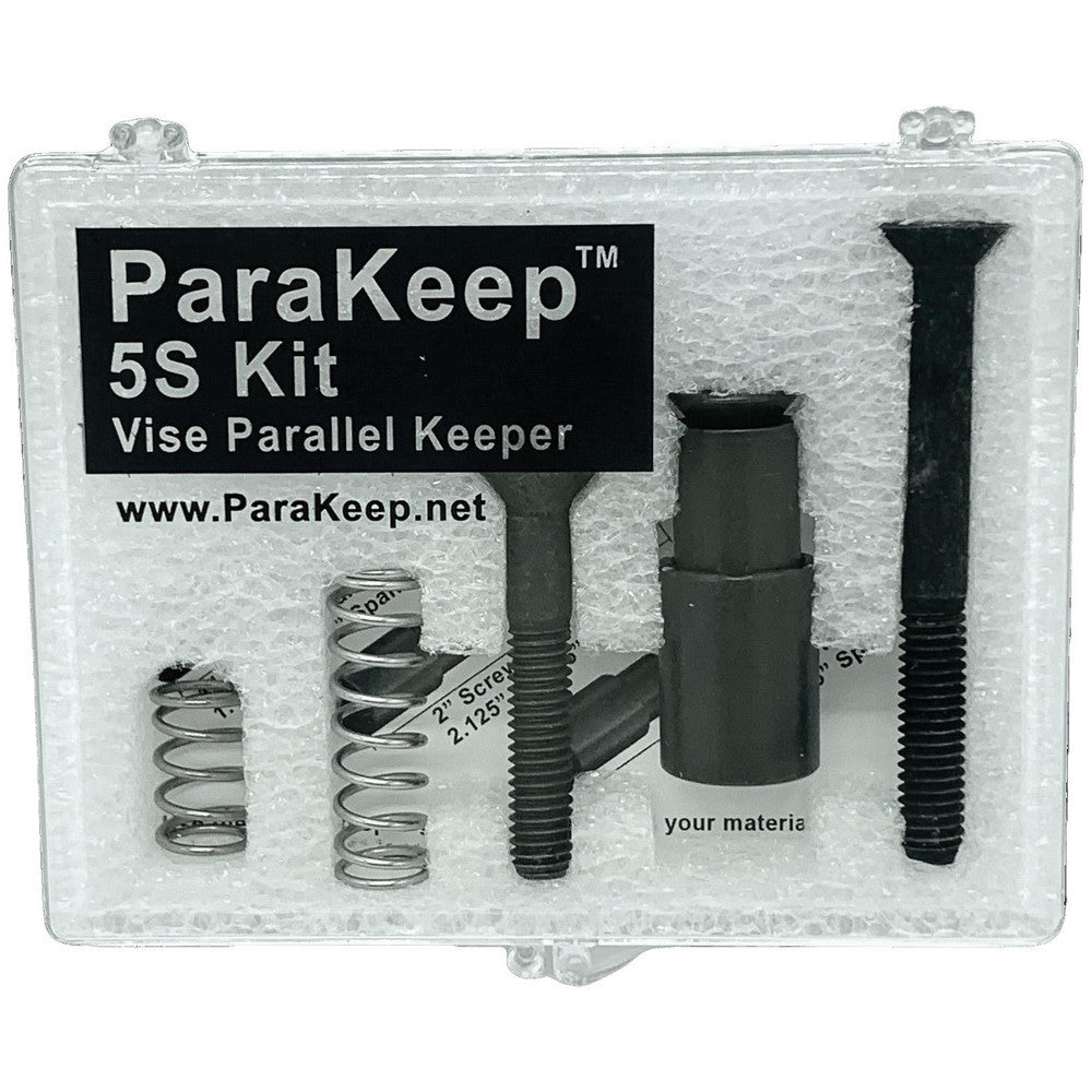 Te-Co Inc PKS6000 ParaKeep vise parallel keeper kit ParaKeep parallel keeper  1", 2", and 3" lengths 1.5" and .75" stainless steel springs