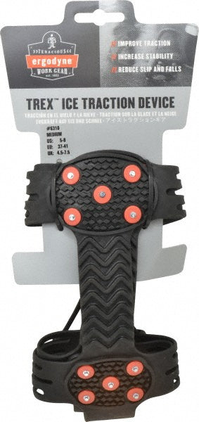 Ergodyne 16773 Strap-On Cleat Stud Traction, Adjustable Cord Attachment, Size 5 to 8