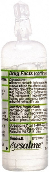 Honeywell 32-000452-0000 4 oz, Personal Disposable Eyewash Bottle