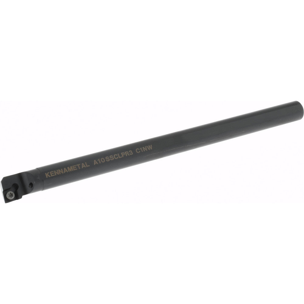Kennametal 1094675 Indexable Boring Bar A10SCLPR3, 19.56 mm Min Bore Dia, Right Hand Cut, 5/8" Shank Dia, -5 &deg Lead Angle, Steel