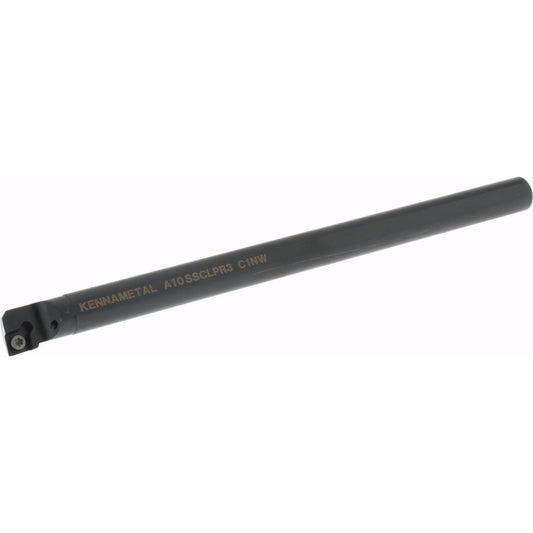 Kennametal 1094675 Indexable Boring Bar A10SCLPR3, 19.56 mm Min Bore Dia, Right Hand Cut, 5/8" Shank Dia, -5 &deg Lead Angle, Steel