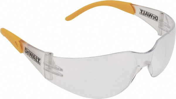 DeWALT DPG54-1D Safety Glass Anti-Fog & Scratch-Resistant, Polycarbonate, Clear Lenses, Frameless, UV Protection