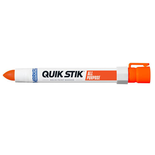Markal 61071 Solid Paint Marker Orange, Alcohol Base, Bullet Tip
