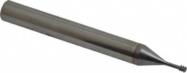 Vargus 102-80218 Straight Flute Thread Mill Internal, 3 Flutes, 1/4" Shank Dia, Solid Carbide