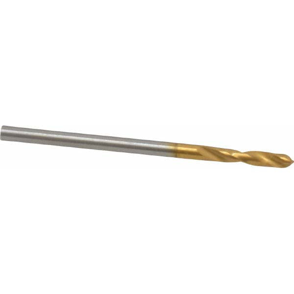 Guhring 9006590023700 Screw Machine Length Drill Bit 0.0935" Dia, 130 &deg, Cobalt