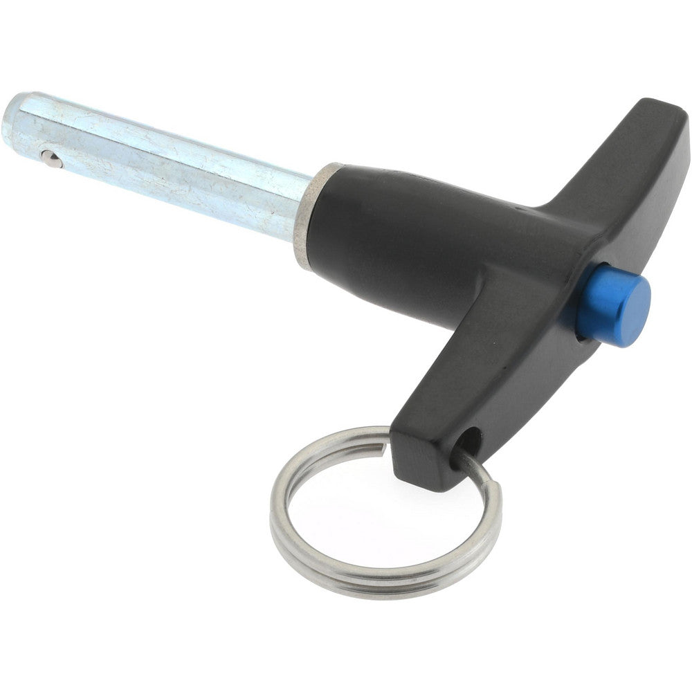 Gibraltar LBT-112 Quick-Release Pin T-Handle, 1/4" Pin Dia, 1" Usable Length