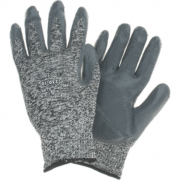 SHOWA 230-10 Cut & Abrasion-Resistant Gloves SHOWA® 230, Size X-Large, ANSI Cut A4, ANSI Puncture 0, Foam Nitrile, HPPE, Spandex & Polyester