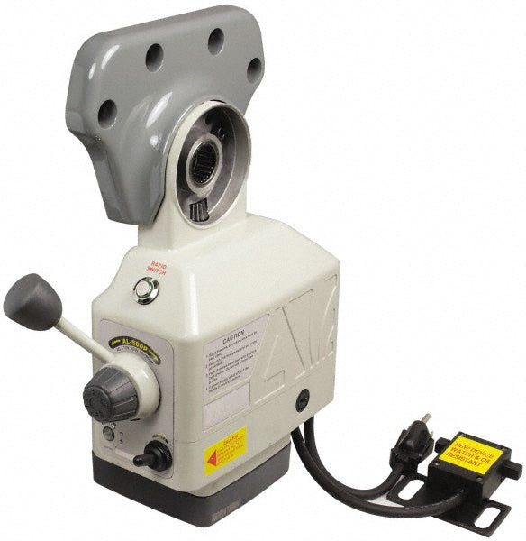 Value Collection AL-500PX Milling Machine Power Feed 780 in/lb Max Continuous Torque Max Peak Torque, 780 in/lb Max Continuous Torque, X-Axis Table Feed