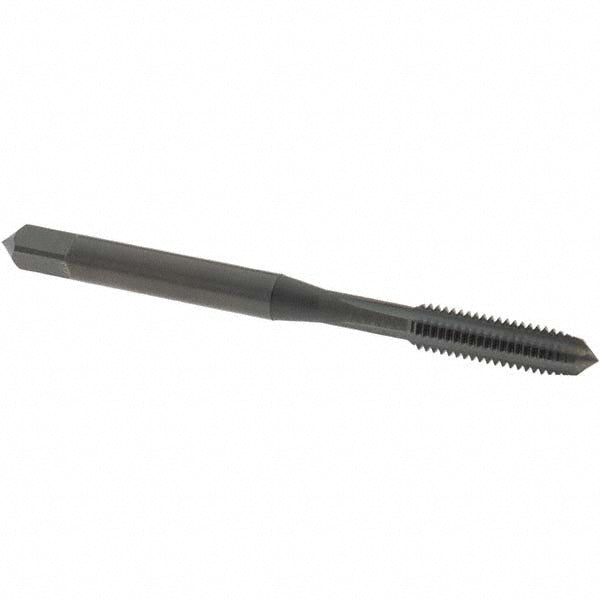 OSG 1025201 Straight Flute Tap #10-32 UNF, 4 Flute, Plug Chamfer, 2B Class of Fit, High-Speed Steel, Oxide Finish