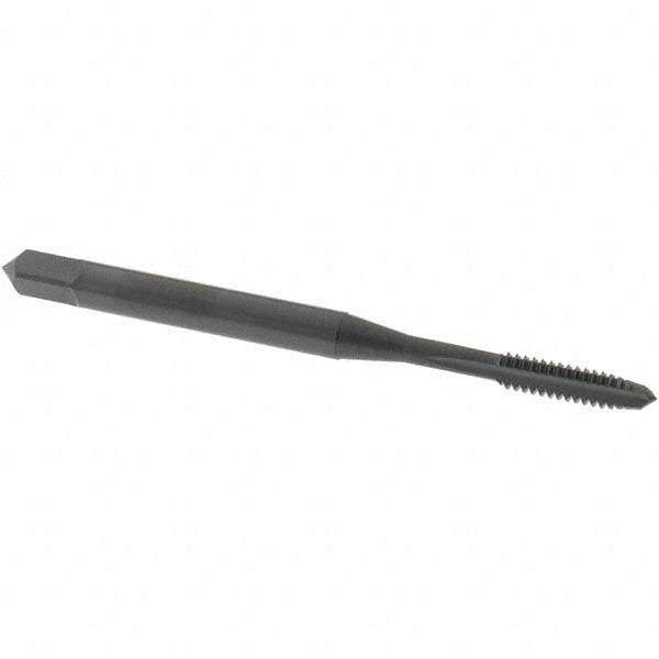 OSG 1012201 Straight Flute Tap #4-40 UNC, 3 Flute, Plug Chamfer, 2B & 3B Class of Fit, High-Speed Steel, Oxide Finish